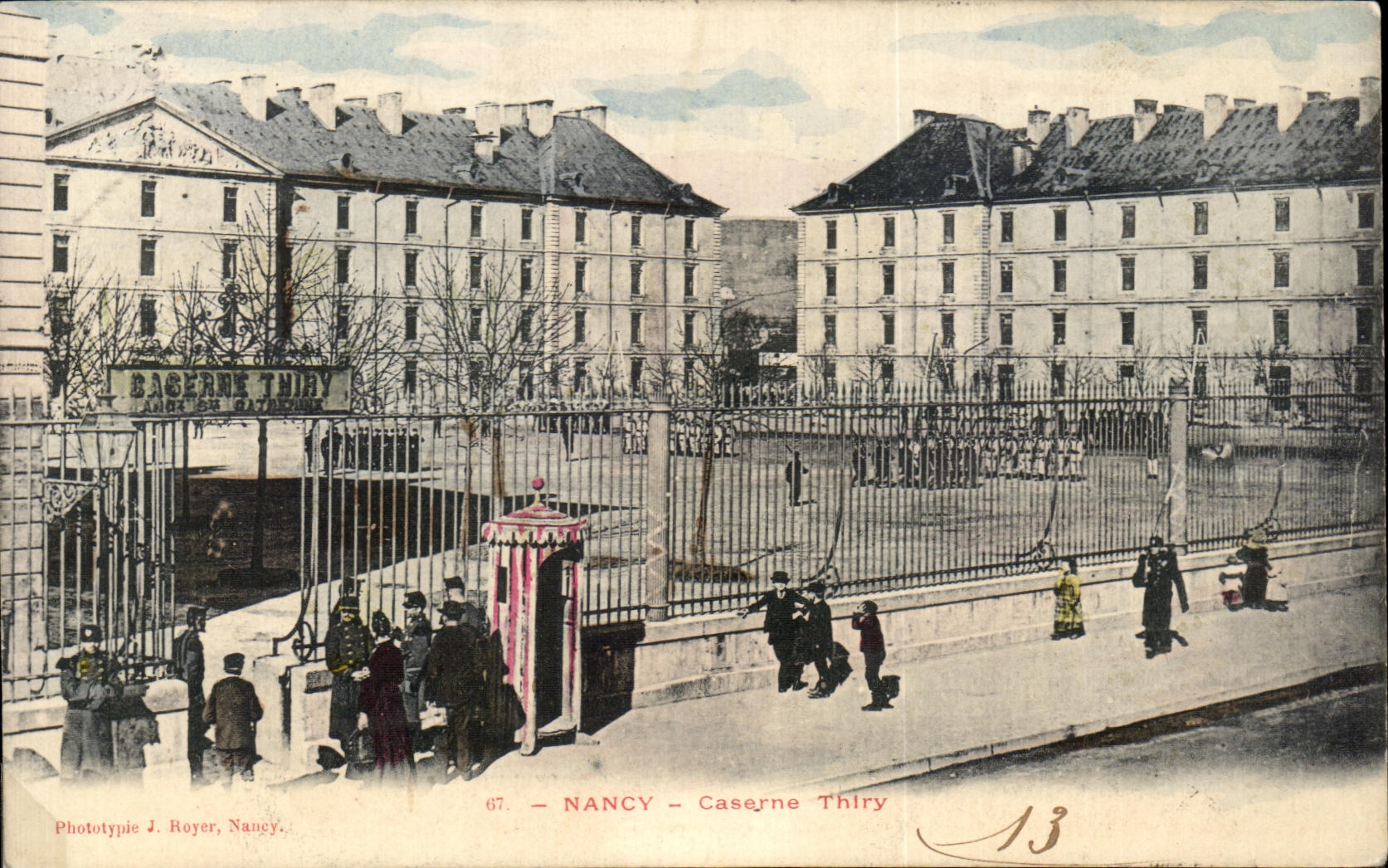 NANCY — Caserne Thiry — Phototypie J. Royer, Nancy, n°67
