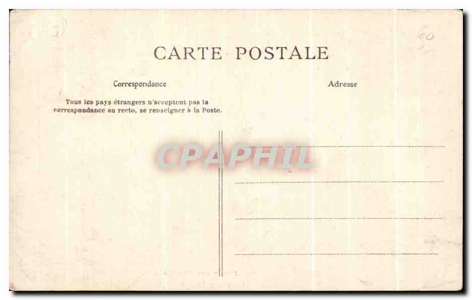 CPA Paris Le Jardin des Plantes Allee des Cedres — Verso