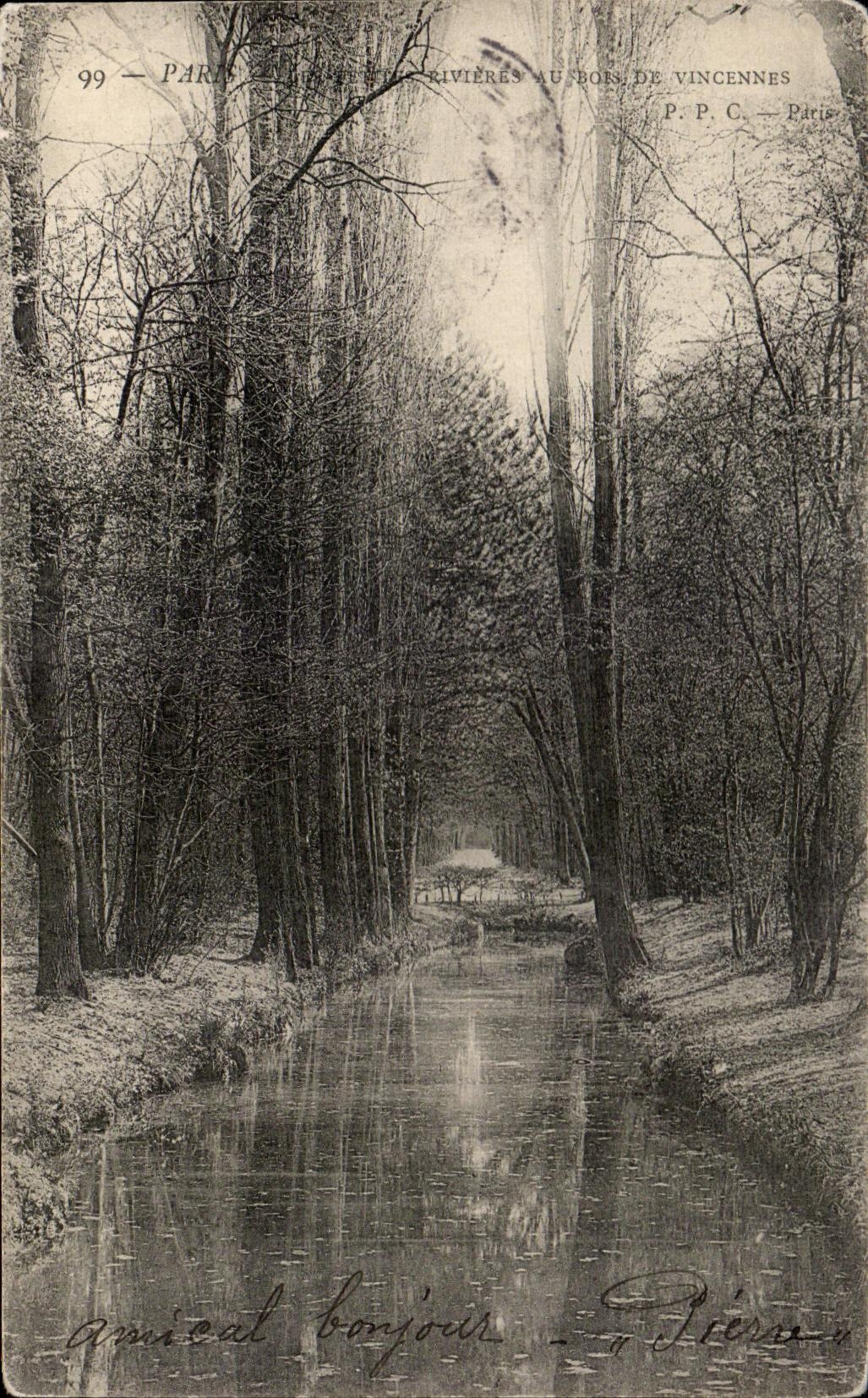 CPA Paris Rivieres Au Bois De Vincennes