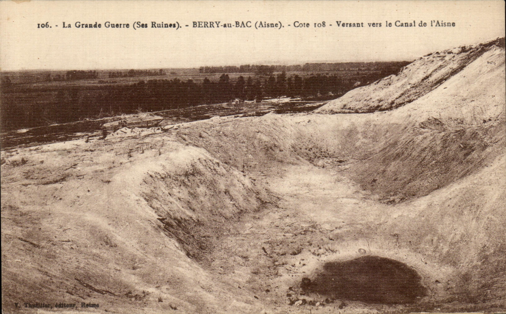 Berry-au-Bac (Aisne) — Versant vers le Canal de l'Aisne — V. Thutillier, éditeurs, Reims