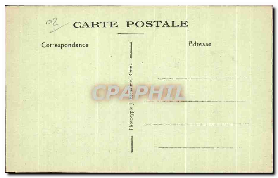 Berry-au-Bac — Côte 108 — Boyau d'accès à la Côte 108 — Édit. Martin, Berry-au-Bac — Verso