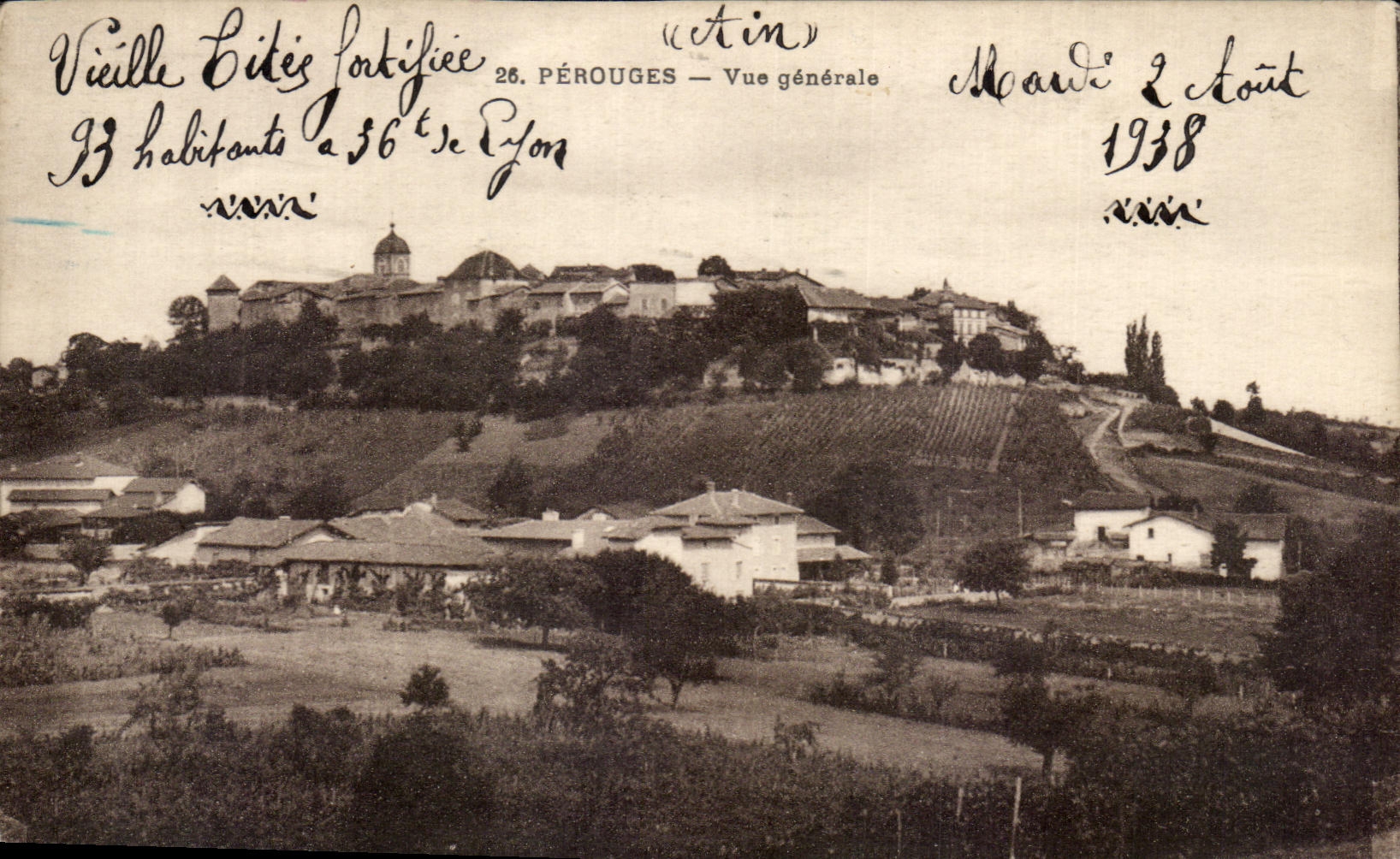 CPA Perouges Vue Generale