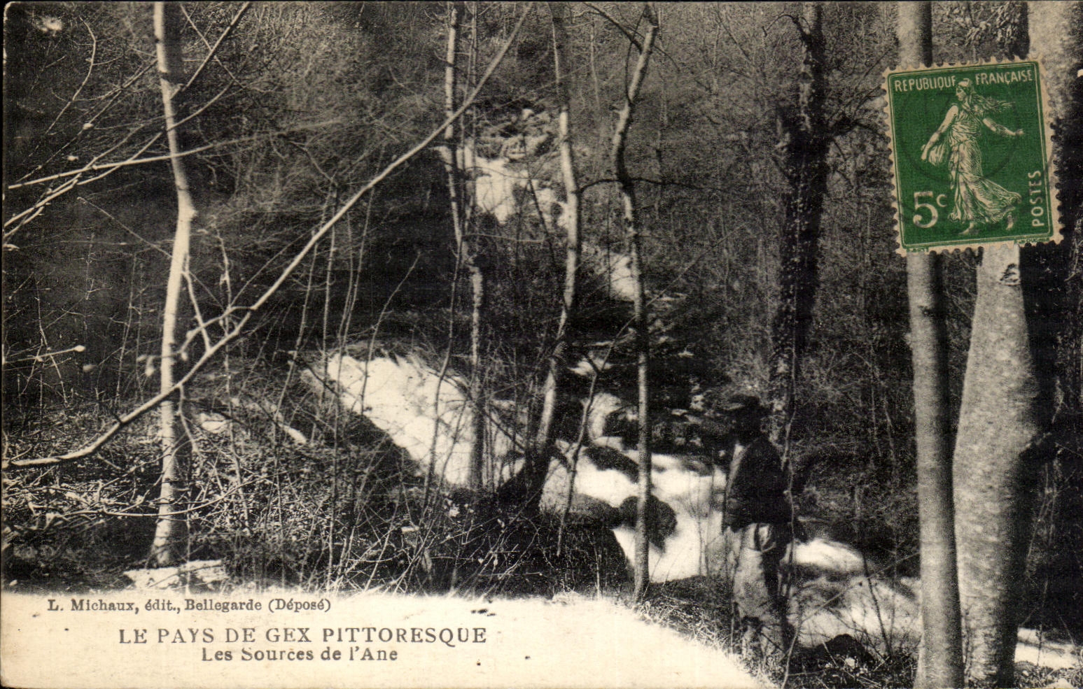 CPA Le Pays De Gex Pittoresque Les Sources de L Ane