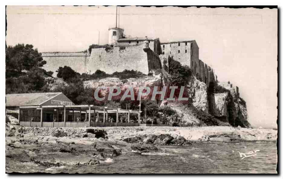 CPA Bar Restaurant de la Guerite Ile Saint Marguerite Cannes Le Fort