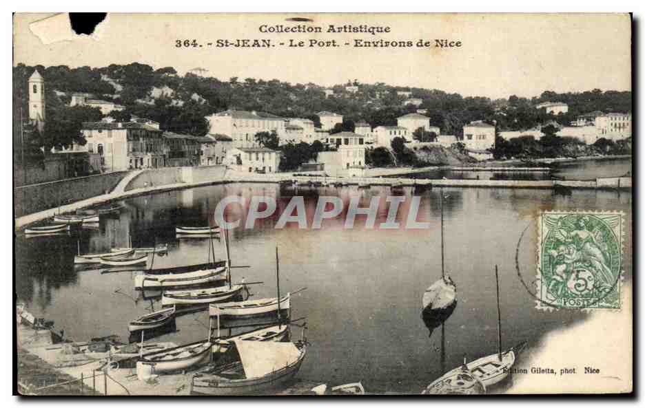 CPA Collection Artistique St Jean Le Port Environs de Nice