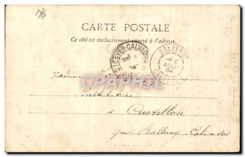 CPA Le Havre La Pleureuse Coiffures Le Havre Bayeux Folklore — Rückseite