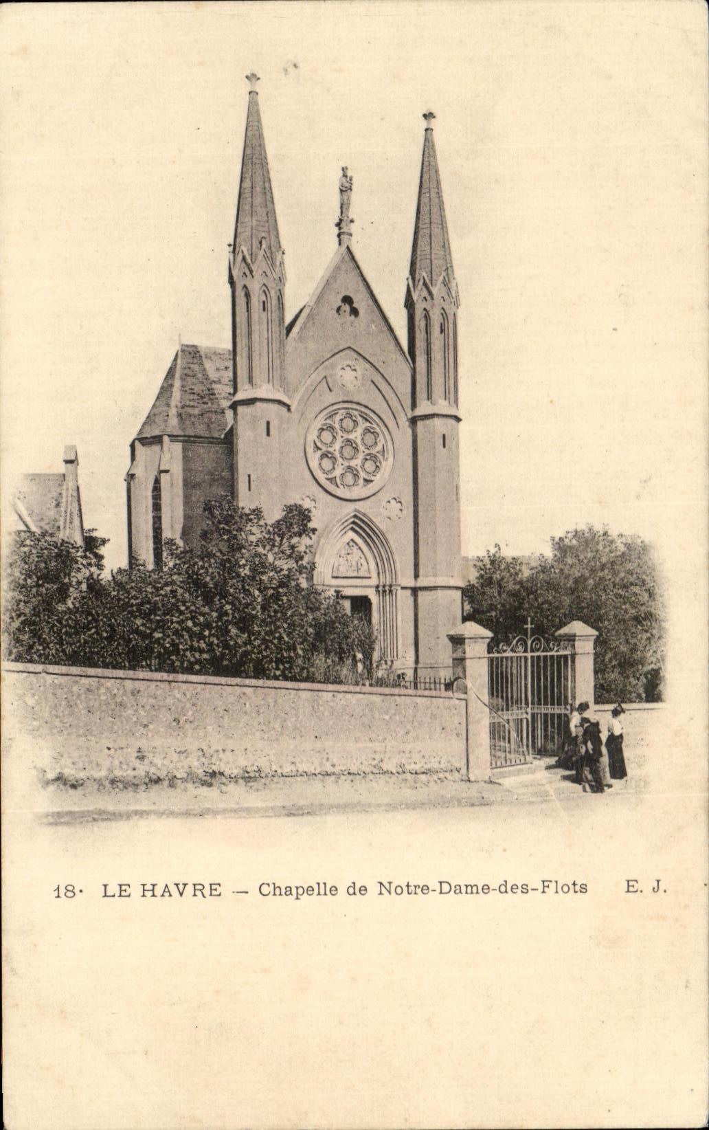 CPA Le Havre Chapelle de Notre Dame des Flots