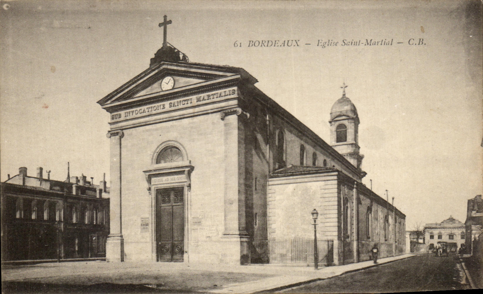 CPA Bordeaux Eglise Seint Martial 