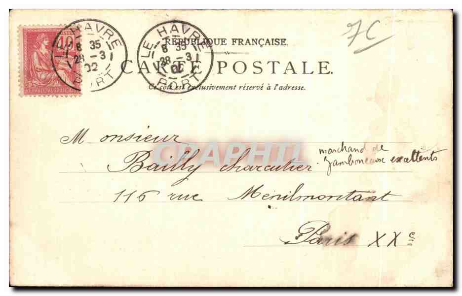 Le Havre — L'Avant Port — Sortie des Yachts — Éditeur P. & D. Erika 763 G. Delton phot. — Reverso