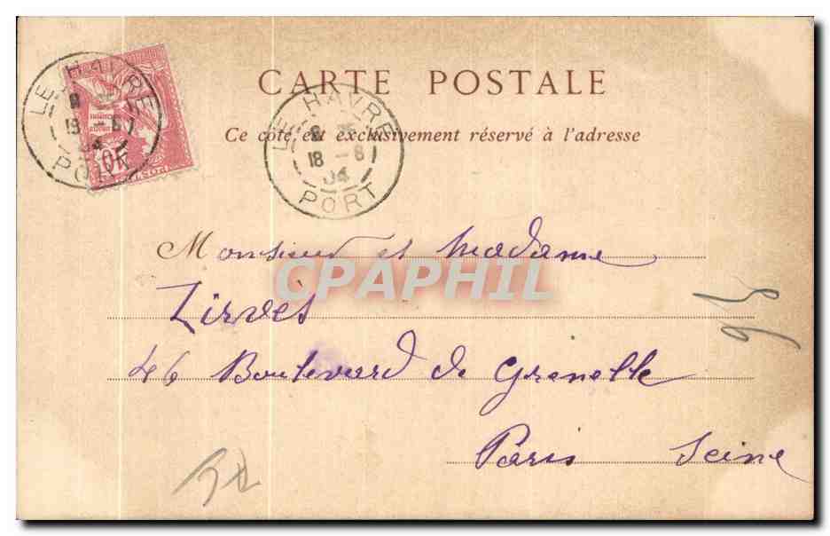 Le Havre — L'Avant-Port au Moment de la Marée — ND Pbot — Reverso