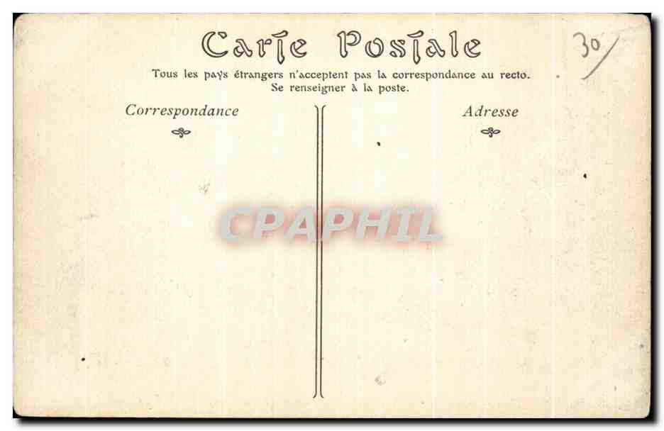 CPA Aigues Mortes La Tour de Constance et les Remparts — Rückseite