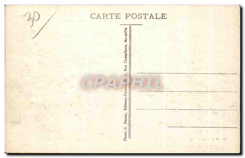 CPA Aigues Mortes La Tour De Constance Et le Qual Maritime — Rückseite
