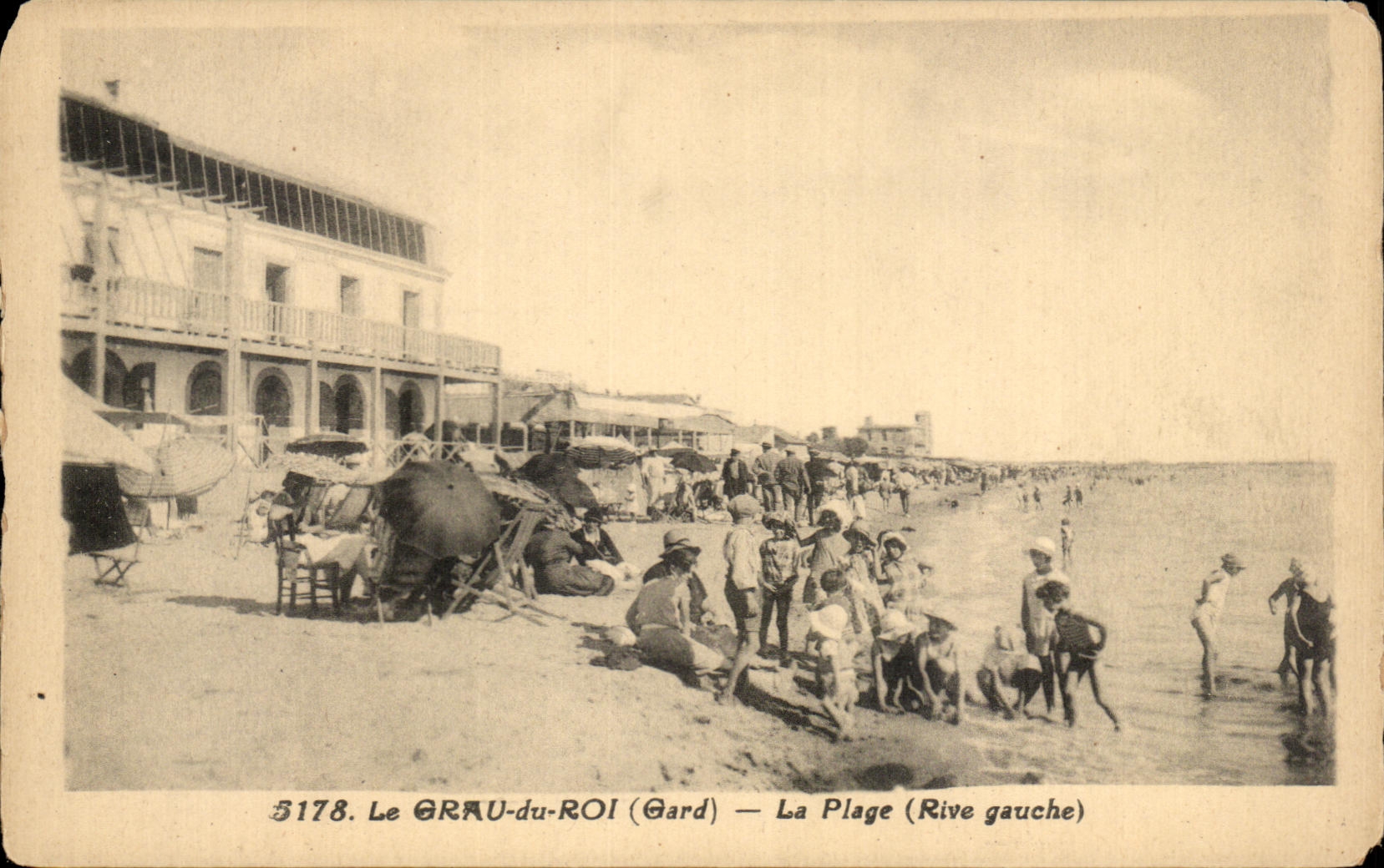 CPA Le Grau du Roi La Plage Enfants