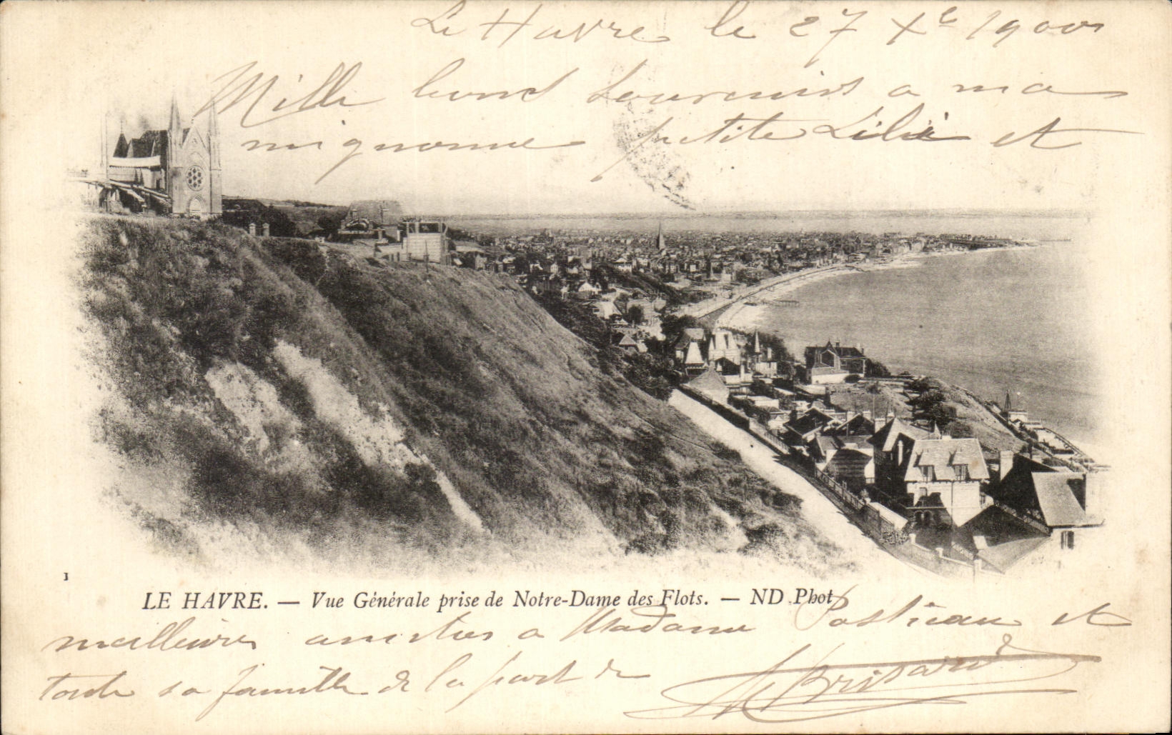 CPA Le Havre Vue Generale Prise de Notre Dame des Flots