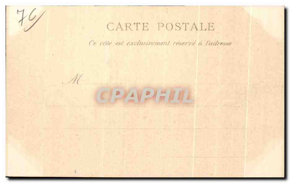 CPA Abbave De Graville Le Havre — Rückseite