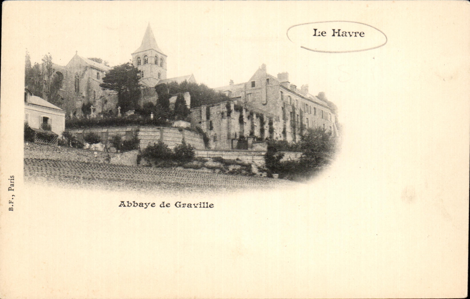 CPA Abbaye de Graville Le Havre 