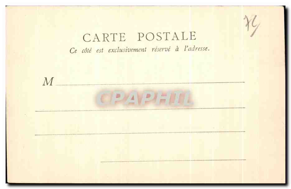CPA Abbaye de Graville Le Havre  — Rückseite