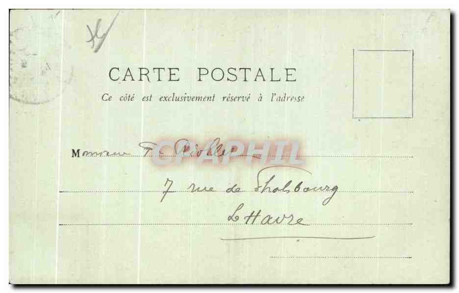 CPA Le Havre L Eglise Saint Vincent de Paul — Rückseite