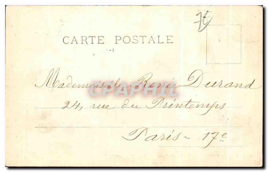 CPA Le Havre Notre Dame Et La Rue De Paris — Rückseite
