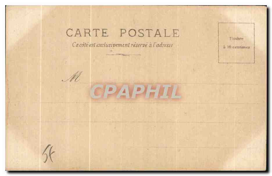 CPA Le Havre Arsenal Maritime — Rückseite