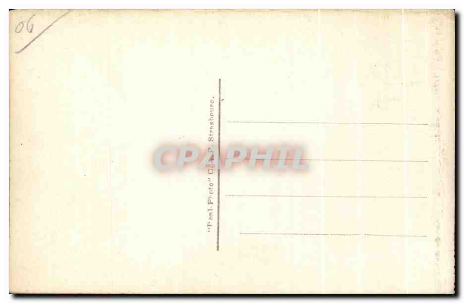 Antibes — La Vieille Ville et la Chaîne des Alpes — Éditeur E.A.B. — Verso