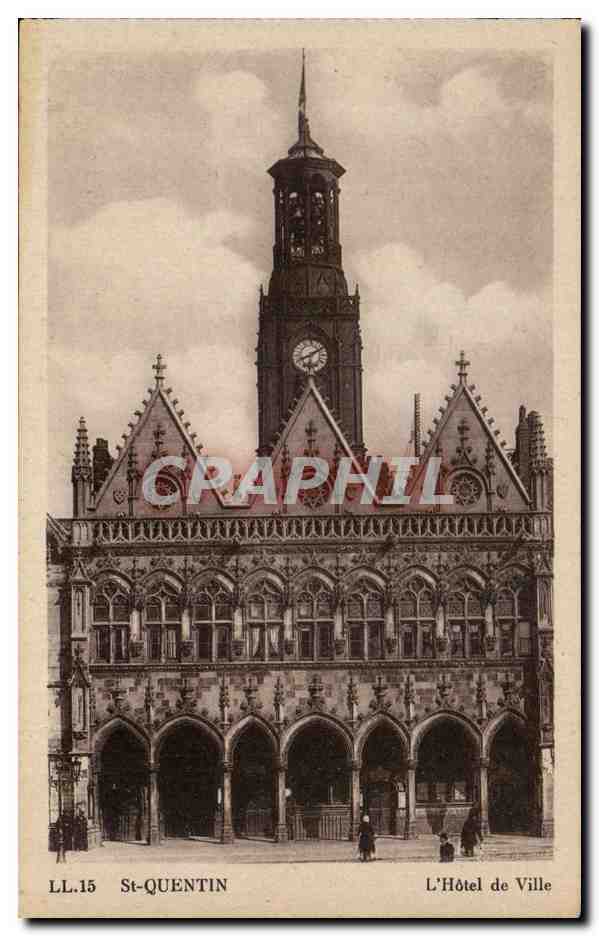 CPA Saint Quentin L Hotel de Ville