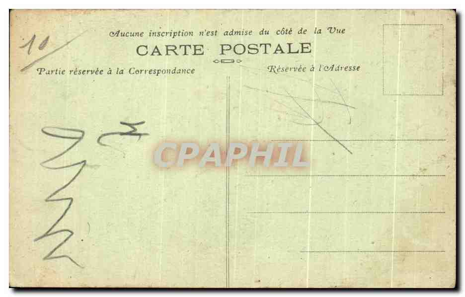 CPA Camp de Mailly Obusier de 400 mm Militaria — Rückseite