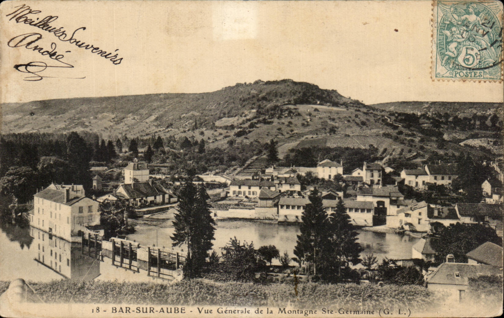 Bar-sur-Aube — Vue Générale de la Montagne Ste-Germaine — (G. L.)
