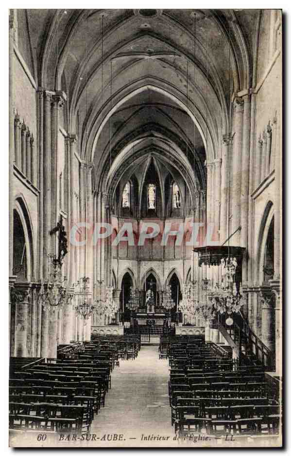 Bar-sur-Aube — Intérieur de l'Église — LL, n°60