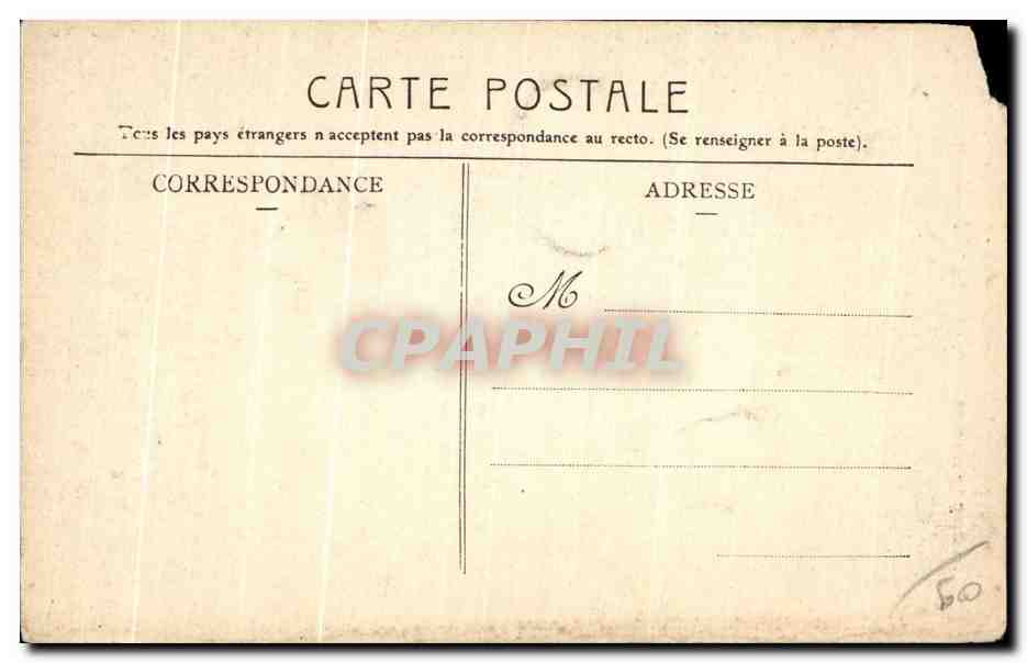 Ax-les-Thermes — Cascada del Sarginié — Edición Bazar Parisiense, n°36 — Reverso