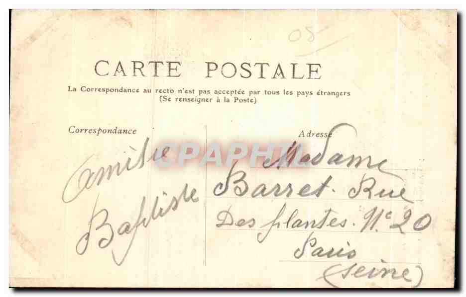 CPA Ardennes Charleville Angle du Cours d Orleans et de la Route Nationale — Rückseite