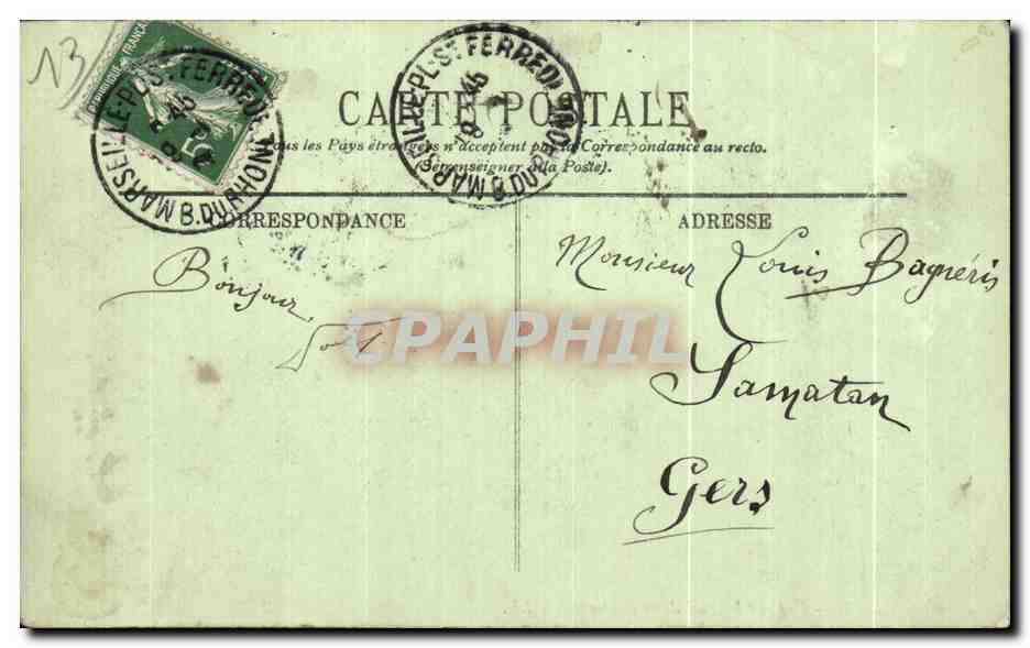 Marseille - Vue sur le Quai de la Fraternité — PICON, éditeur, n°40 — Reverso