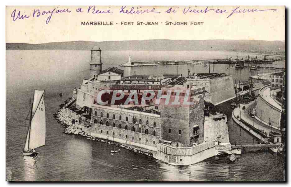 CPA Marseille Fort St Jean St John Fort