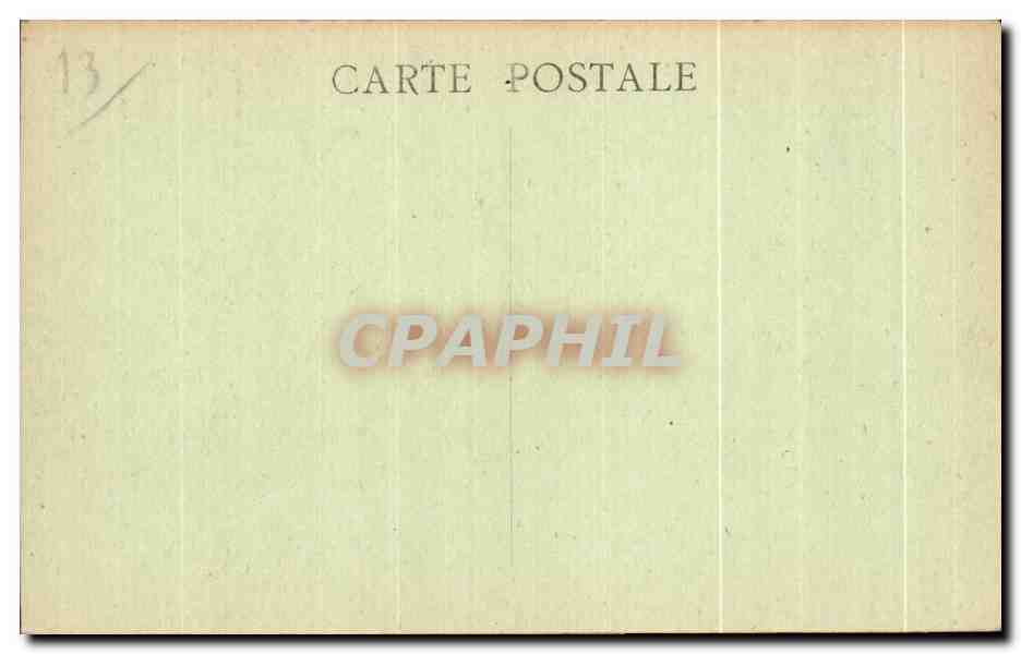 CPA Marseille Place Castellane Fontaine Cantint — Rückseite