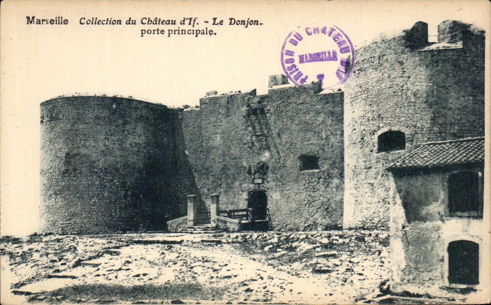 CPA Marseille Collection du Chateau Le Donjon Porte Princpale