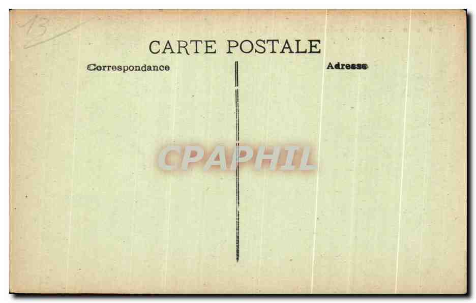 CPA Marseille Collection du Chateau Le Donjon Porte Princpale — Verso