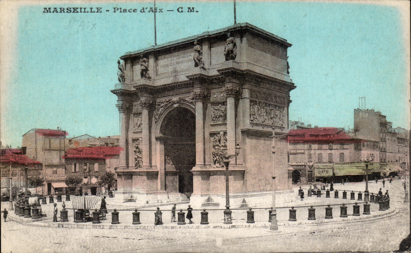 CPA Marseille Place d Aix