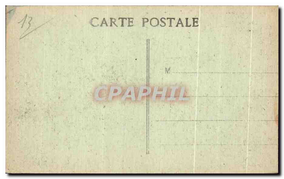 CPA Marseille Place d Aix — Verso