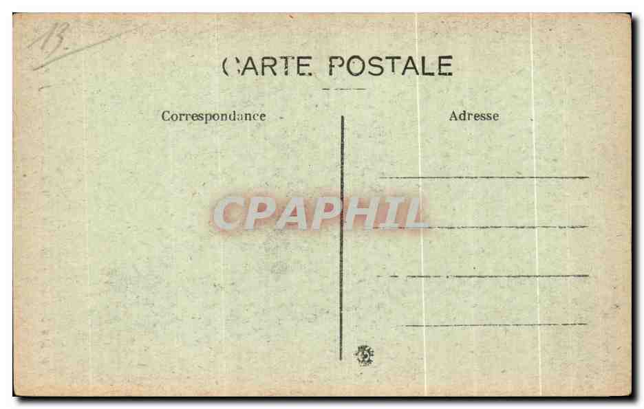 CPA Marseille Ascenseur de la Garde — Verso
