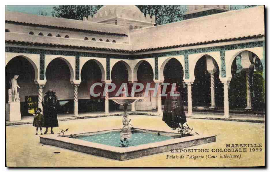 CPA Marseille Exposition Colonialre Palais de l Algerie 