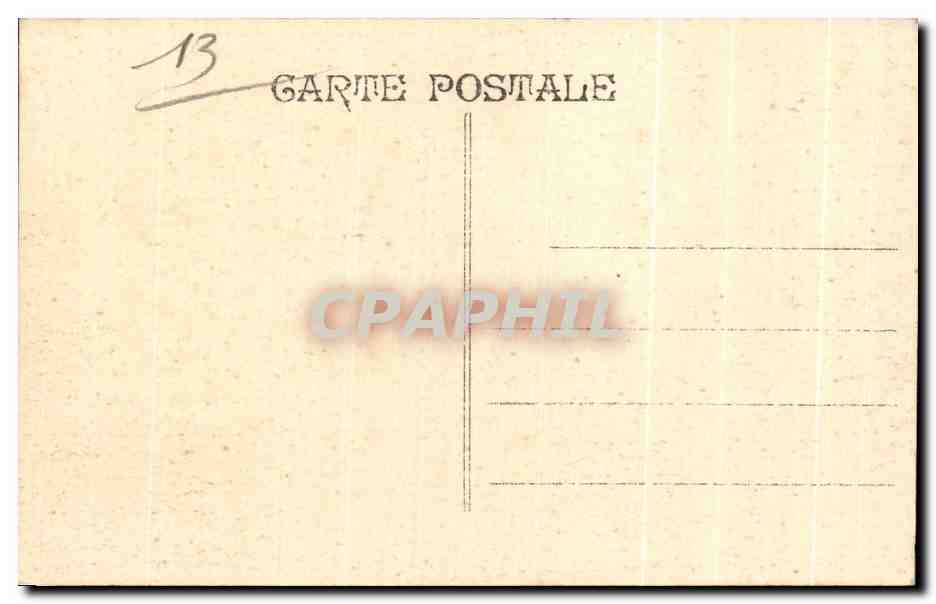 CPA Marseille Exposition Colonialre Palais de 1922 Palais de Madagascar et statue du General Gallieni — Rückseite
