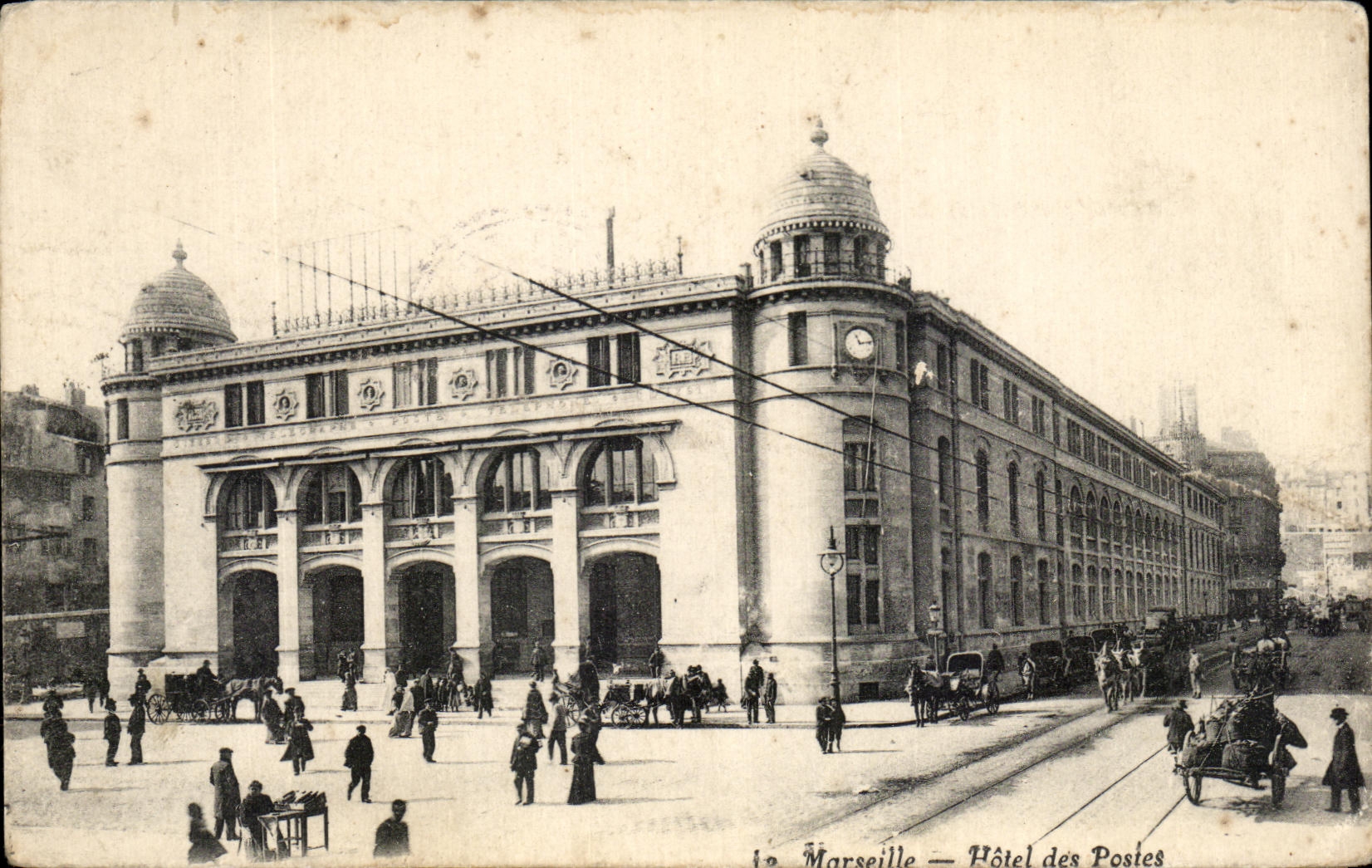 CPA Le Marseille Hotel Des Postes
