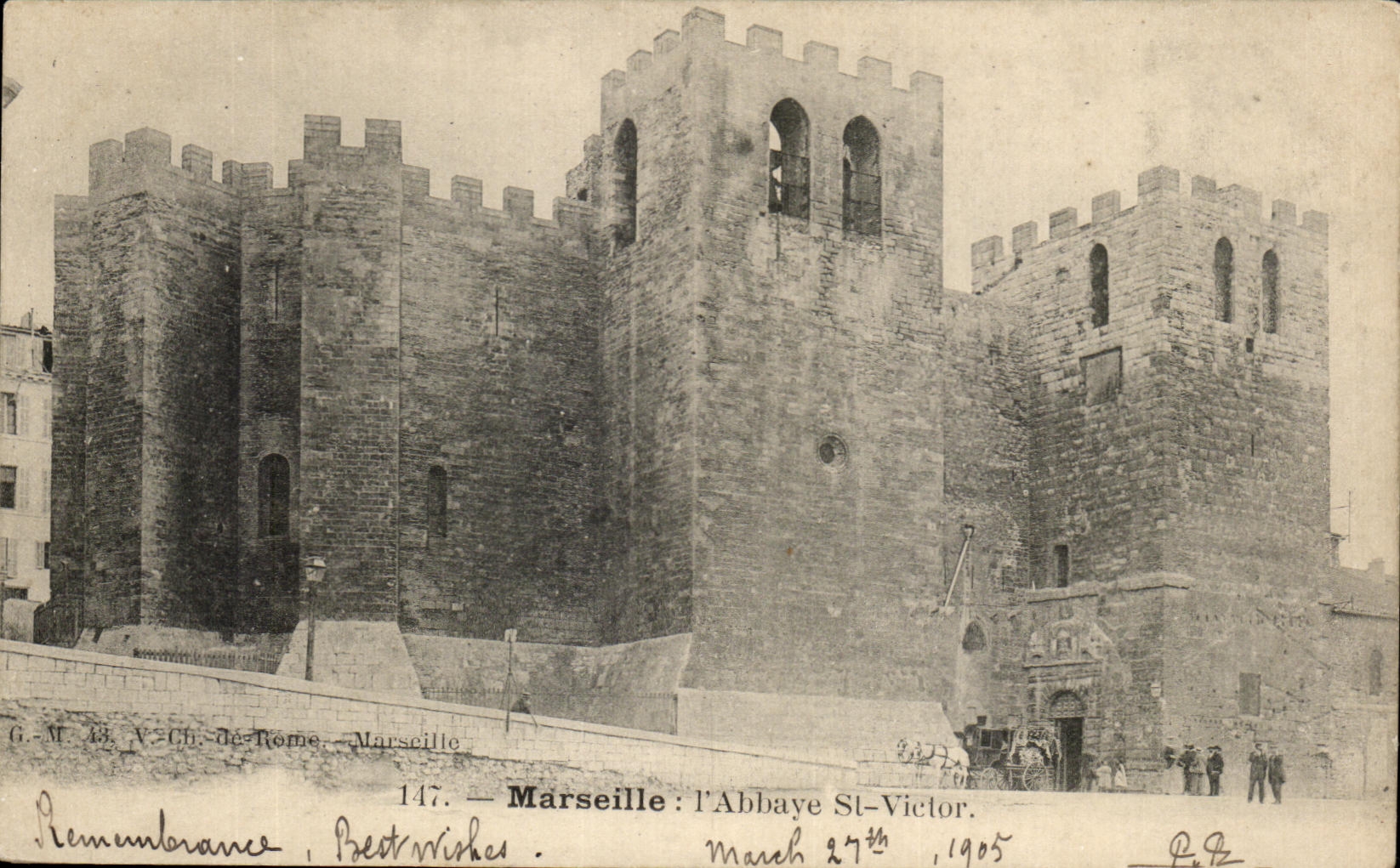 CPA Le Marseille L Abbaye St Victor