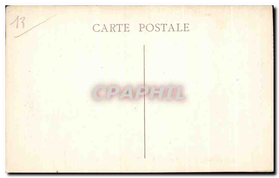 CPA Le Marseille La Place Castellane Fontaine Cantini et — Verso