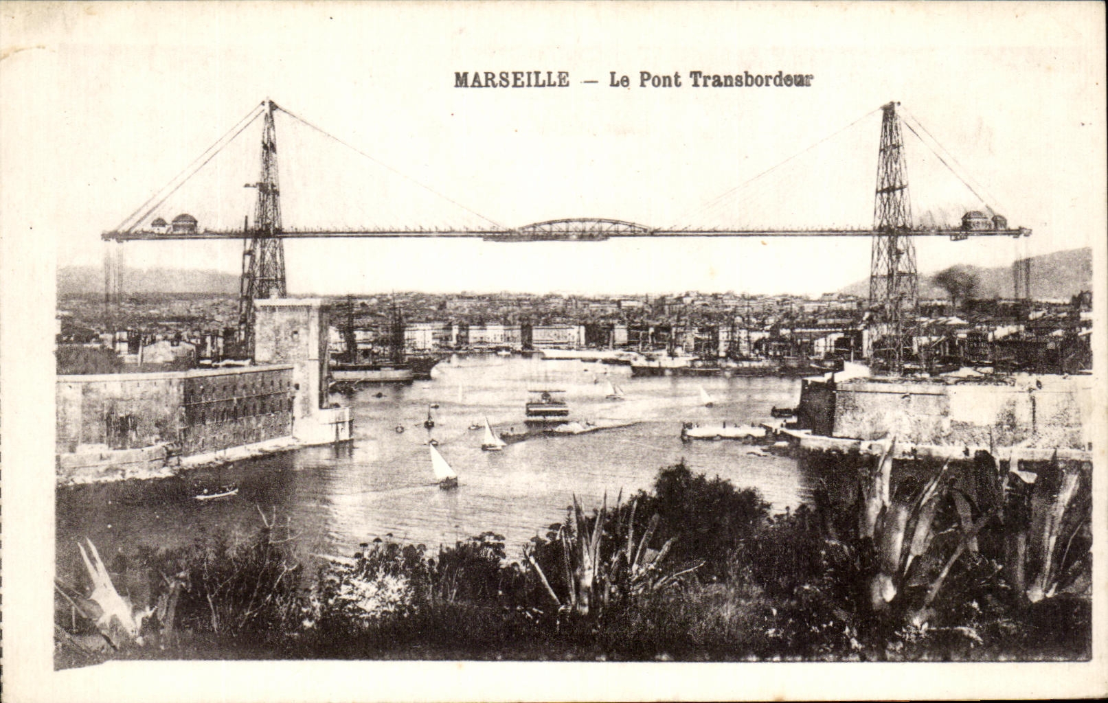 CPA Marseille Le pont Transbordour