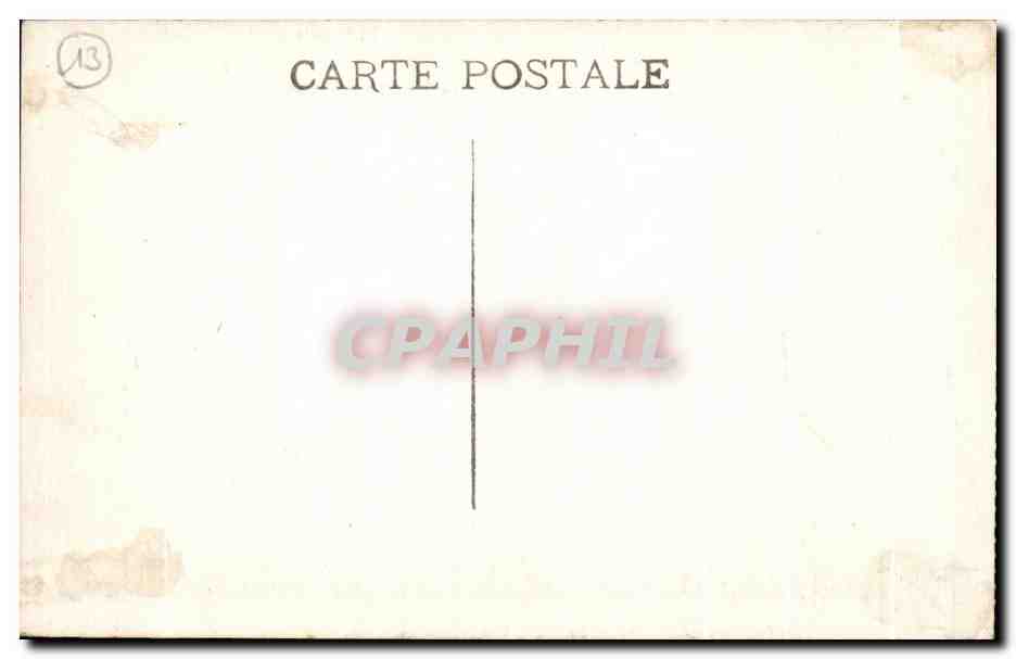 CPA Marseille Le pont Transbordour — Verso