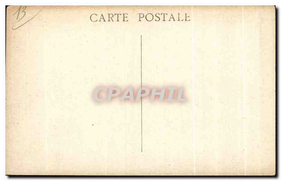 CPA Marseille La Porte D Aix — Verso