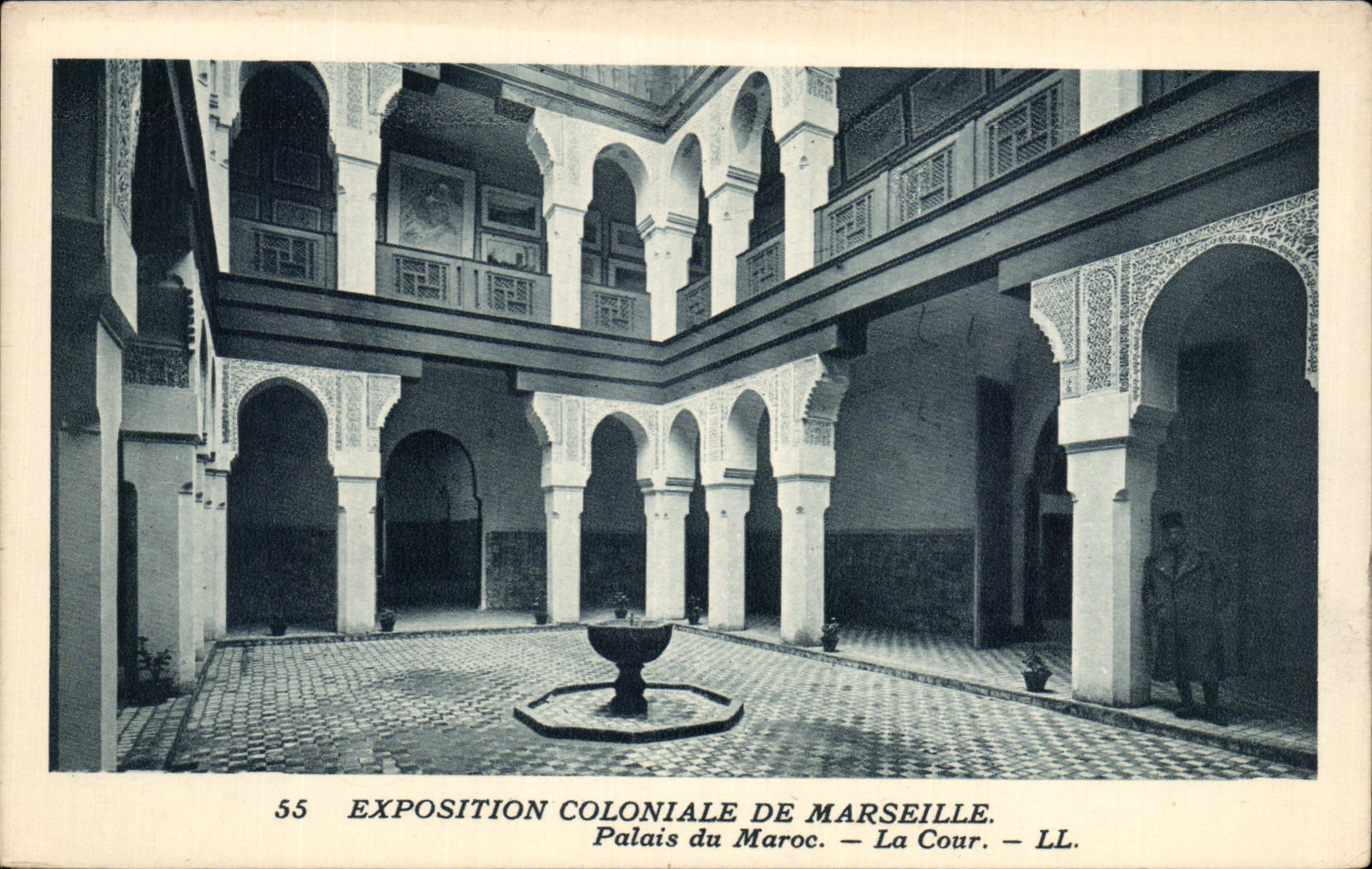 CPA Marseille Coloniale De Marseille Palais du maroc 