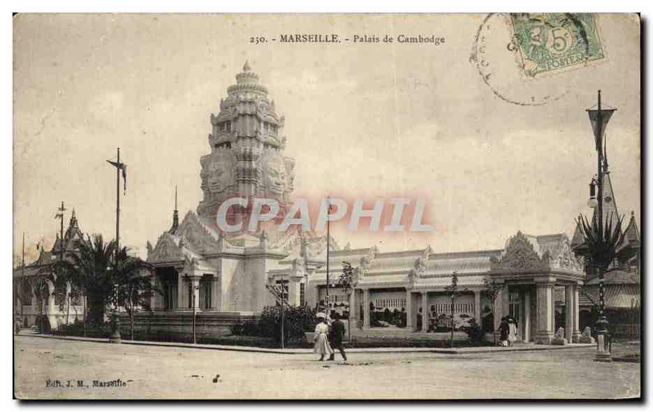 CPA Marseille Palais de Cambodge