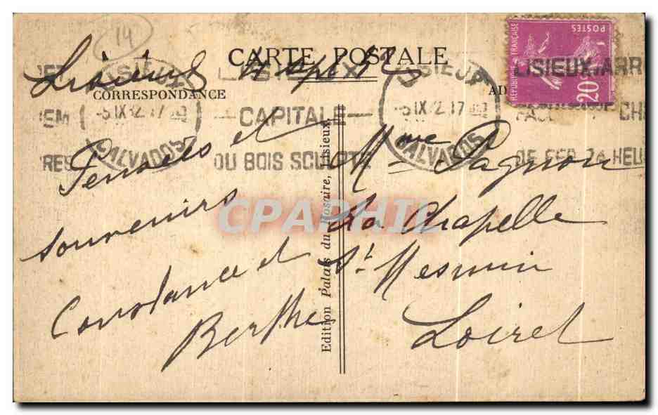 Le Carmel et Rue de Livarot — Lisieux — Back